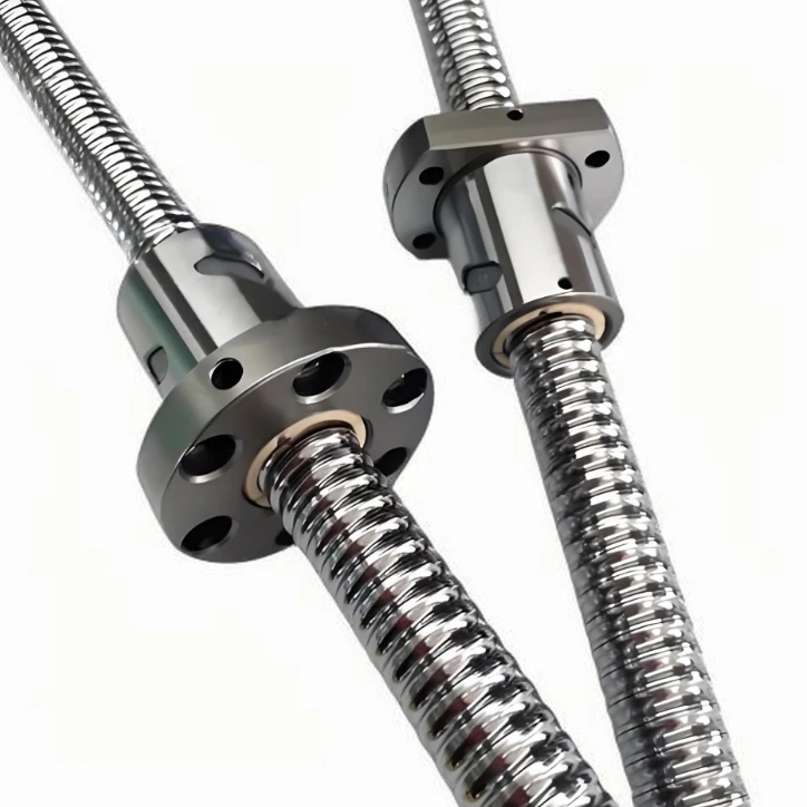 Sfi Flange Ball Screw SFI1605 SFI2005 Ball And Screw C3 C5 C7 Bearing Ball Screws